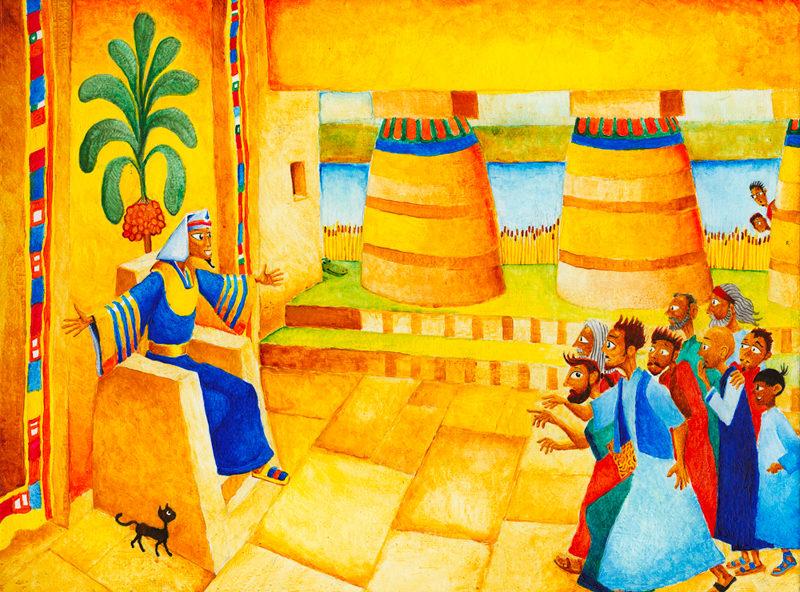 Vayigash Torah Portion Artwork Print By Darius Gilmont